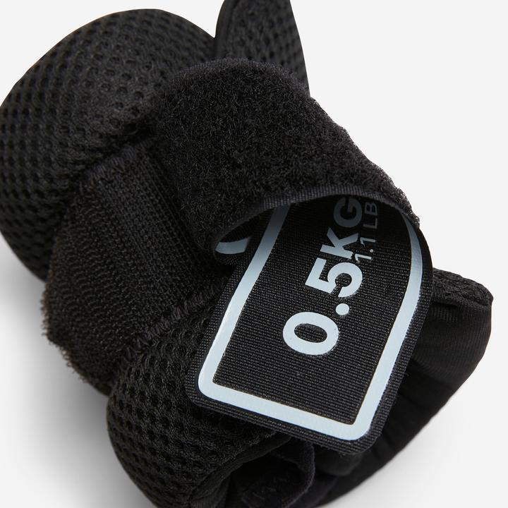 Actual product image Domyos Gewichtsmanschetten Hand- und Fussgelenke 2er-Set 0,5 kg (2 x 0.5 kg)