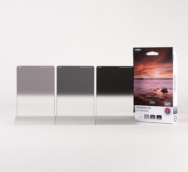 Immagine prodotto Cokin Kit di filtri graduati Nuances Hard Extr. (GND4H/8H/16H) (Serie Z (Taglia L)) (Novità) (Filtri grigi)