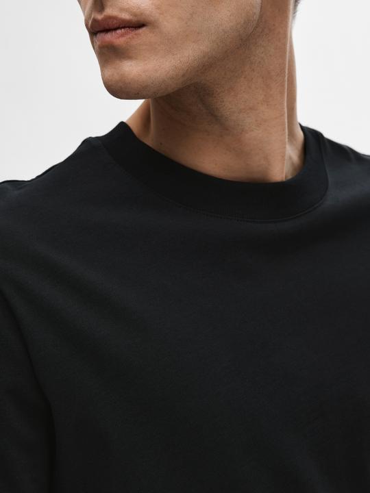 Immagine prodotto Selected Homme T-shirt in cotone biologico con collo alto (L)