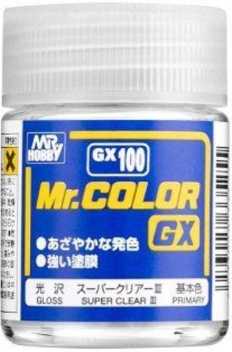 Mr.Hobby Mr Hobby -Gunze Mr. Color GX (18 ml) Super Clear III