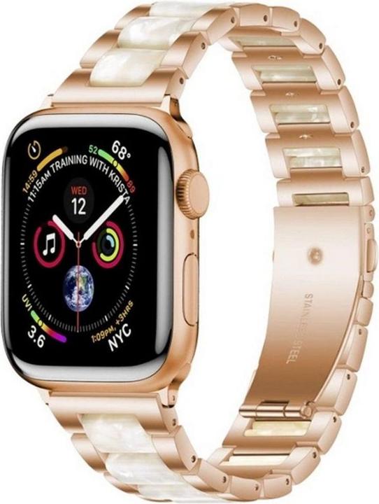 Immagine prodotto Tech Išmaniojo laikrodžio Apple dirželis, Auksinės spalvos, 38/40/41mm (38 mm, 40 mm, 41 mm, Acciaio inossidabile, Apple Watch Series 1, Apple Watch Series 2, Apple Watch Series 3, Apple Watch Serie 4, Apple Watch Serie 5, Apple Watch Serie 6, Apple Watch Series 7, Apple Watch Series 8, Apple Watch Series 9, Apple Watch SE)