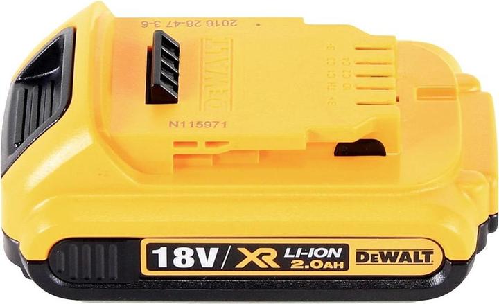 Produktbild DeWalt DCS 571 Akku Handkreissäge 18 V 115 mm Brushless+ 1x Akku 2,0 Ah + TSTAK - ohne Ladegerät