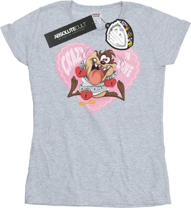 Produktbild Looney Tunes Taz Valentine's Day Crazy In Love TShirt (S)