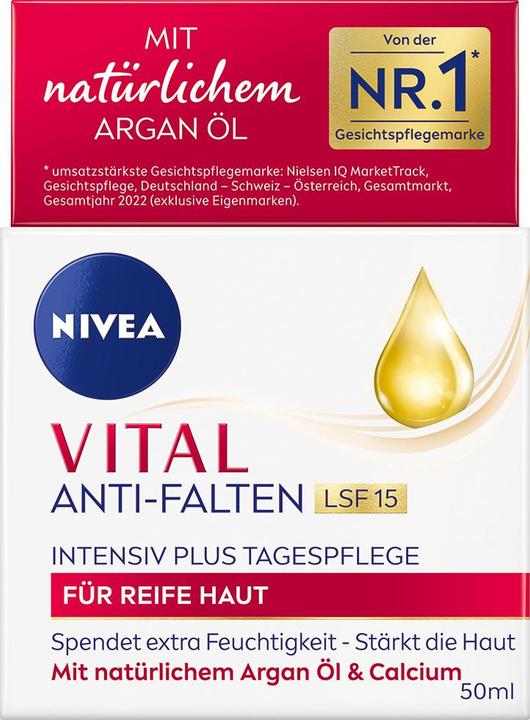 Produktbild NIVEA Vital Anti-Age extra reichhaltige Tagescreme LSF 15 (50 ml, Tagescreme, SPF 15)