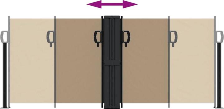 Actual product image VidaXL Extendable side awning (6 m)