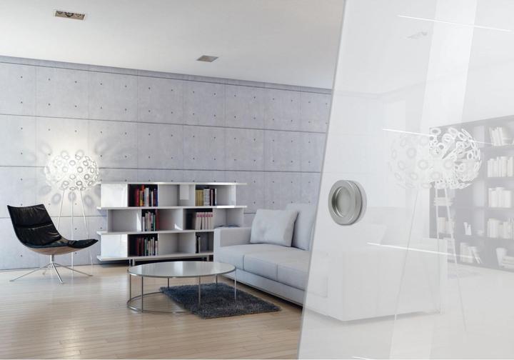 Produktbild Kws Muschelgriff 5253 Aluminium Edelstahl Effekt eloxiert Einlass-Ø 50 mm