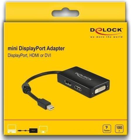 Immagine prodotto Delock Mini DP chiuso (DP, DVI, HDMI, 16.16 cm)