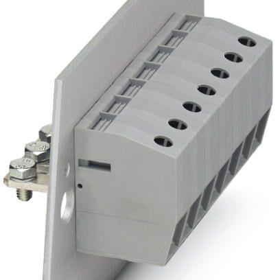 Produktbild Phoenix Contact HDFK 25-VP - Durchführungsklemme HDFK 25-VP Grau Inhalt: 50 St. (0709136)