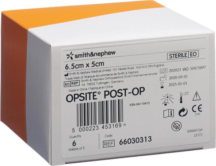 Smith & nephew Wundpflaster Opsite Post-OP (6 x)