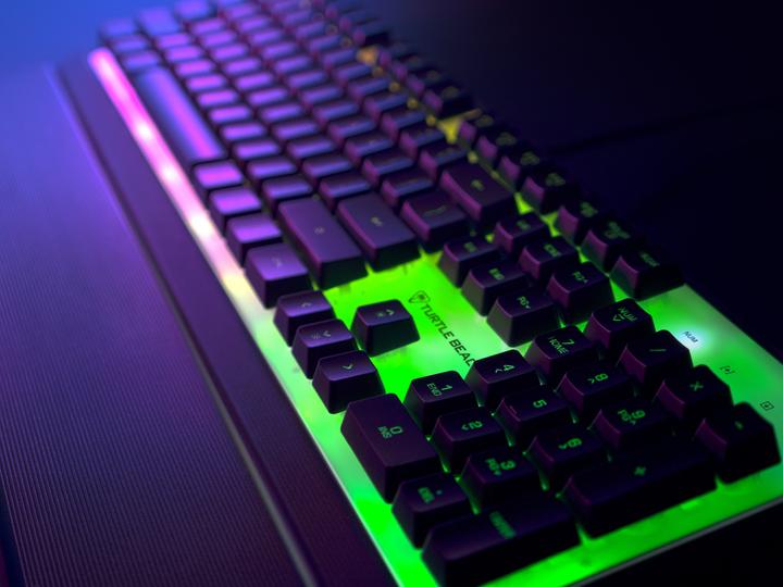 Actual product image Turtle Beach TURTLE B. Magma RGB Membrane Keyboard TBK100402 CH-Layout (CH, Cable)