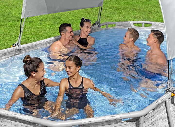 Actual product image Bestway Above Ground Pool Canopy Sunshade 2.11-3.44 m