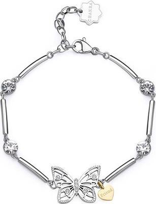 Brosway Charming Bicolor Bracelet With Butterfly Chakra Crystals Bhkb170