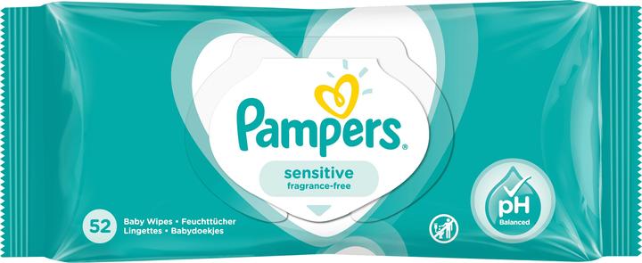 Actual product image Pampers Sensitive (52 Piece)