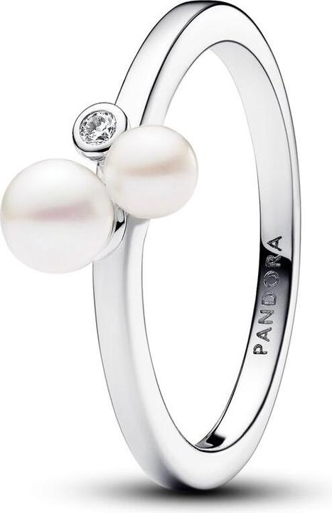 Produktbild Pandora Ring Duo Treated Freshwater Cultured Pearls (54, 925 Silber)