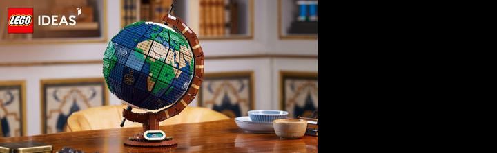 Actual product image LEGO Globe (21332, LEGO Ideas, LEGO Rare Sets)