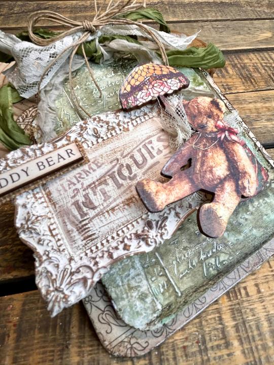 Image du produit Stamperia Pochoir "Brocante Antiques -Mixed Patterns", 20 x 25 cm