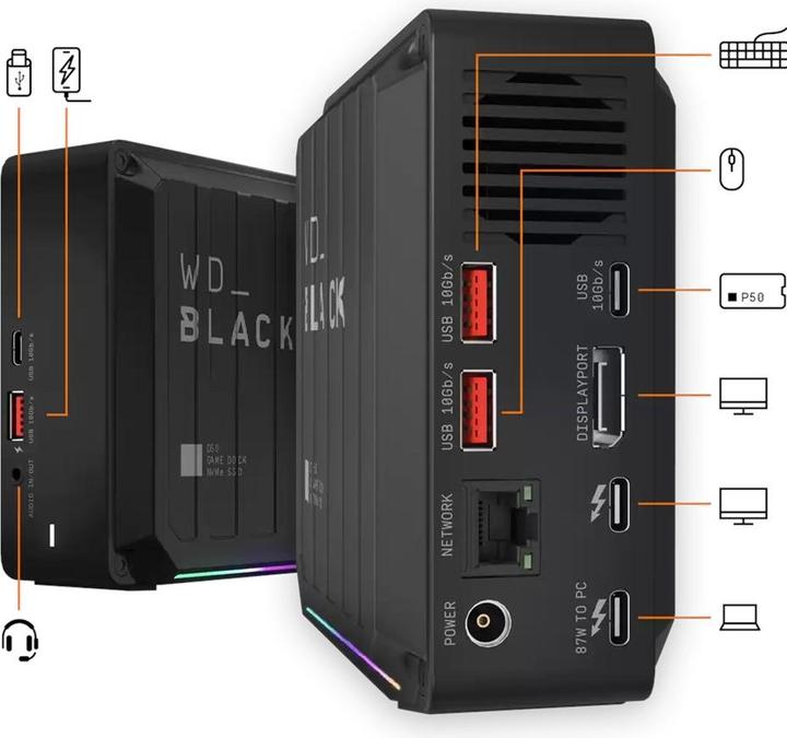Image du produit WD BLACK D50 Dock de jeu (1 To)