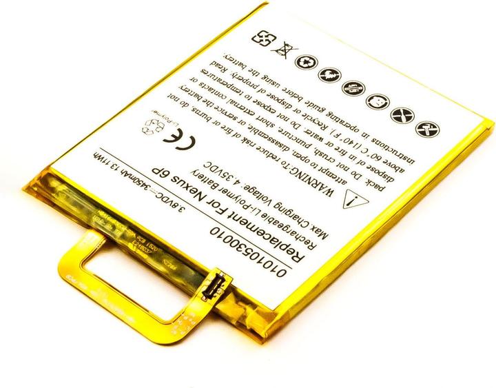 Immagine prodotto AGI 60096 - Batteria - Google - Nexus 6P A2 - Bianco - Polimeri di litio (LiPo) - 3450 mAh