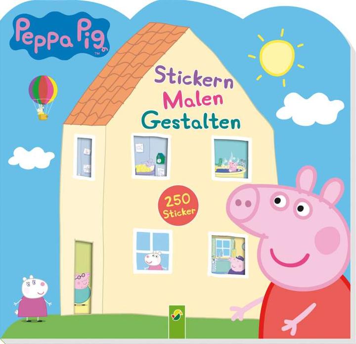 Peppa Pig Stickers Painting Design