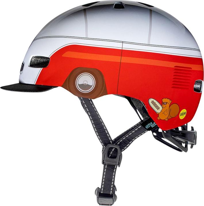 Actual product image Nutcase Little Nutty MIPS Helmet, Gloss, Surfs Up, T | 48-52cm (48 - 52 cm)