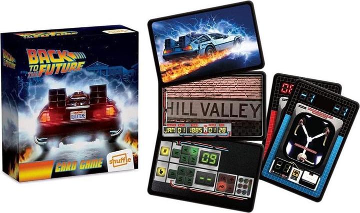Produktbild Cartamundi Zurück in die Zukunft Shuffle Strategiespiel Retro