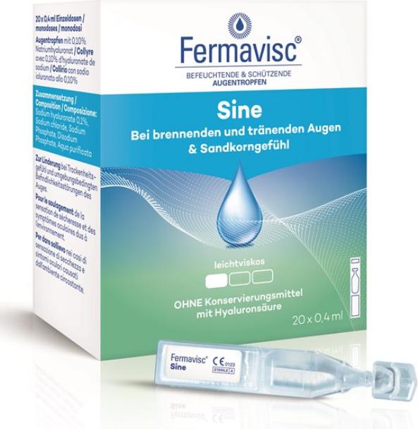 Actual product image OmniVision Eye drops Fermavisc Sine SDU (8 ml, Fermavisc sine Gtt Opht)