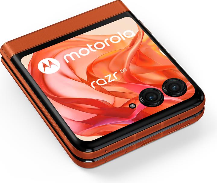 Immagine prodotto Motorola Razr 50 (256 GB, Arancione frizzante, 3.60", SIM + eSIM, 50 Mpx, 5G)