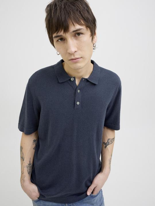 Actual product image Jack & Jones Jjeemil Knit Relaxed Polo Ss Sn (XS)