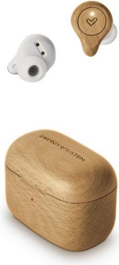 Produktbild Energy Sistem Eco True Wireless Beech Wood Kopfhörer True Wireless Stereo (TWS) im Ohr Calls/Music Bluetooth Holz (8 h, Kabellos)
