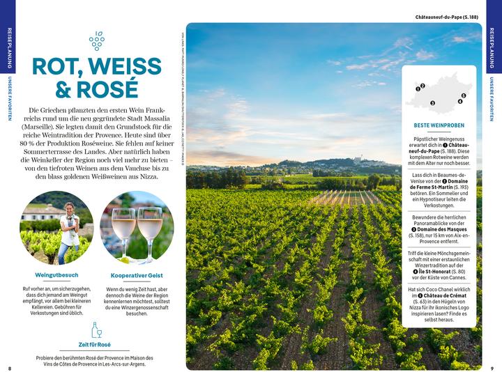 Produktbild Reiseführer Provence & Côte d'Azur (Deutsch, Chrissie McClatchie, Ashley Parsons, Michael Frankel, 2024)