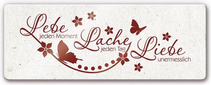 Produktbild Trenddeko Lebe jeden Moment... Panorama (40 x 100 cm)