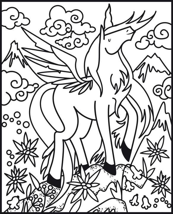 Actual product image My Colour Magic Colouring Book: Unicorns