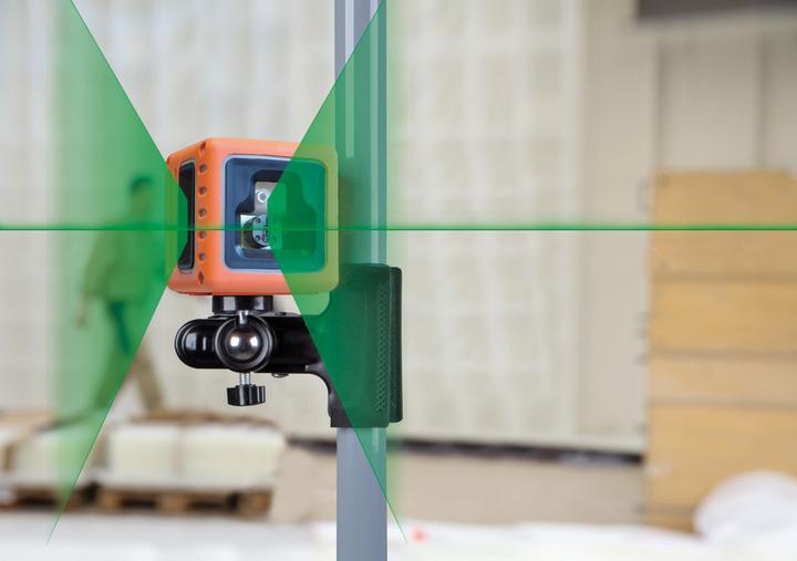 Actual product image Nedo 460867 Cube Kreuzlinienlaser grün