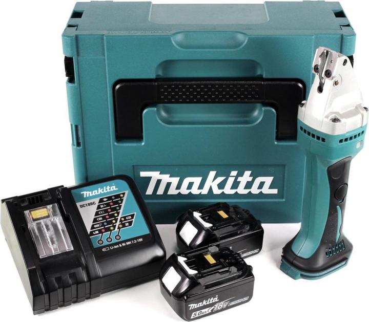 Actual product image Makita Cordless plate shears 18.0V DJS161RTJ