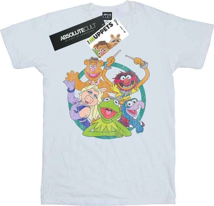 Actual product image Disney Boys The Muppets Group Circle T-Shirt (128)