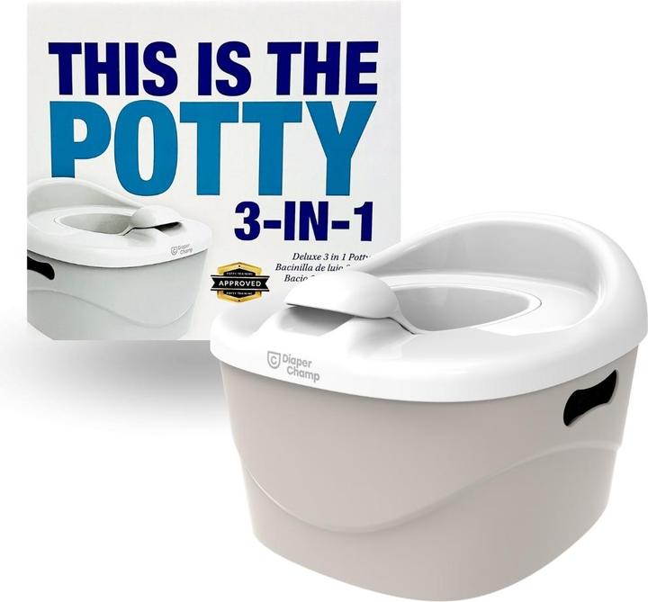 Actual product image Diaper Champ PottyChamp - 3in1 - Potty, toilet seat & stool