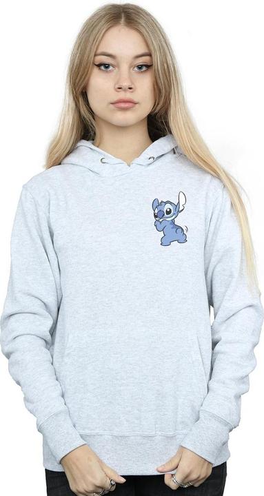 Actual product image Disney Womens/Ladies Lilo And Stitch Stitch Backside Breast Print Hoodie (XL)