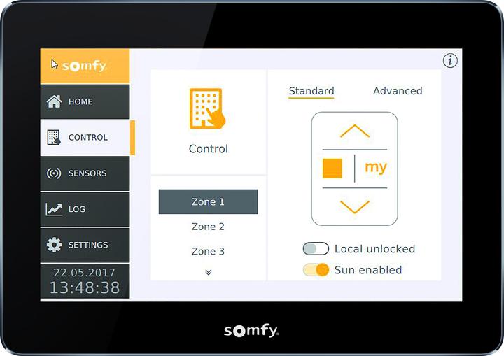 Actual product image somfy 1860255 animeo IB+Touch