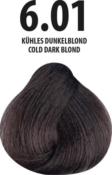 Actual product image FemMas 6.01) Hair Color Cool Dark Blonde 100ml (Cool dark blonde 100ml)