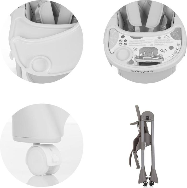 Actual product image Chipolino Candy Shop high chair (Highchair)