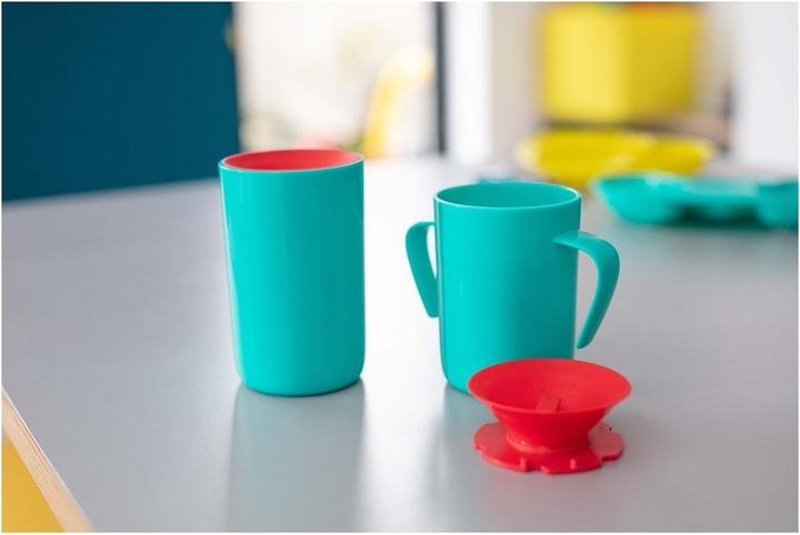 Productafbeelding Tommee Tippee 360° Eleiflow-beker met 200 ml handgrepen, Roze, 1 stuk