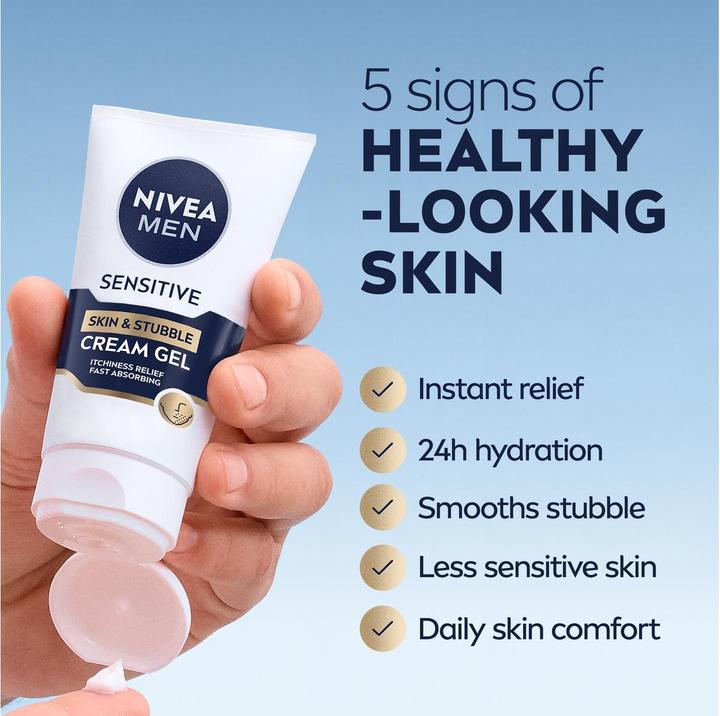 Immagine prodotto NIVEA Gel per la cura della barba e del viso sensibile (50 ml)