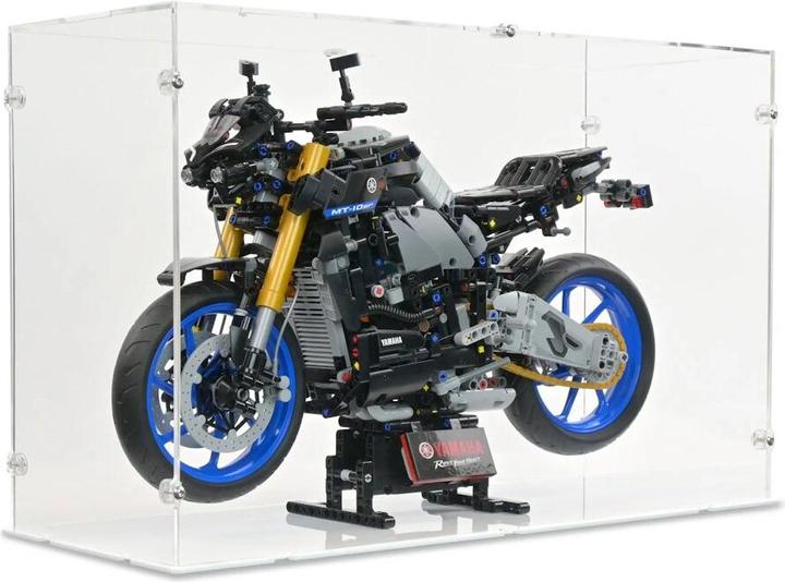 Image du produit iDisplayit Présentoir acrylique pour LEGO® 42159 Yamaha MT-10 SP (avec fond blanc)