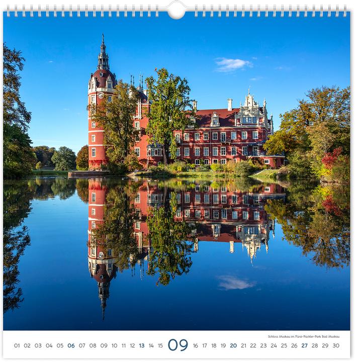 Actual product image Kalender Burgen und Schlsser Sachsen 2026 (30 x 30 cm, German)