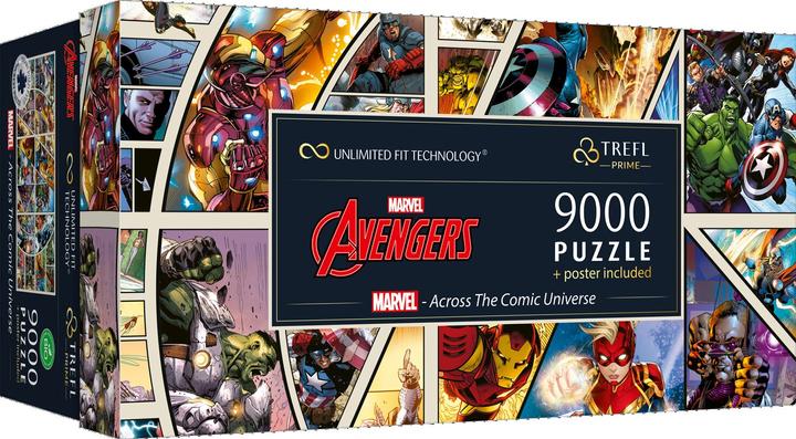 Actual product image Trefl Marvel - Across the Comic Universe (9000 pieces)