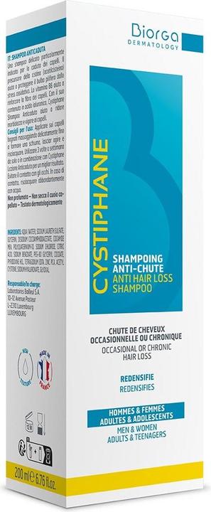 Actual product image Cystiphane Anti hair loss shampoo (200 ml, Liquid shampoo)