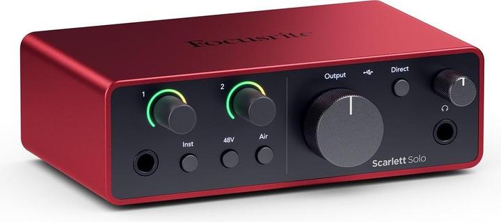 Actual product image Focusrite Scarlett Solo – 4th Generation (USB)