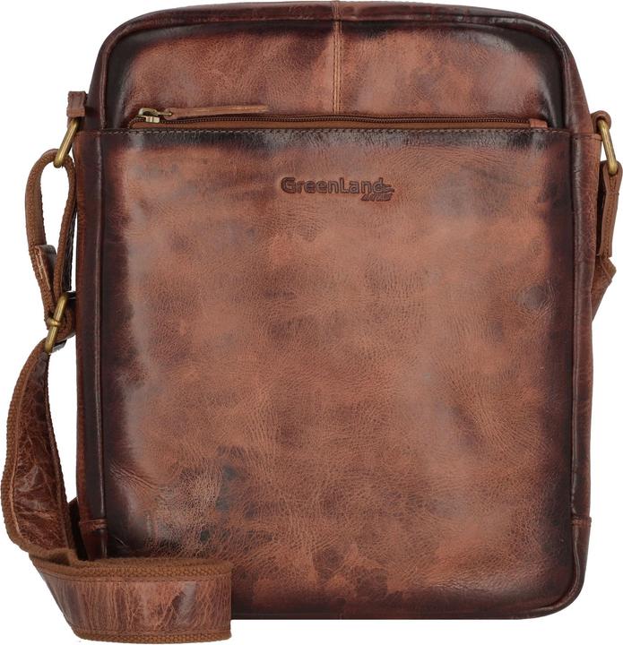 Produktbild Greenland Nature Mascu & Line Umhängetasche Leder 27 cm