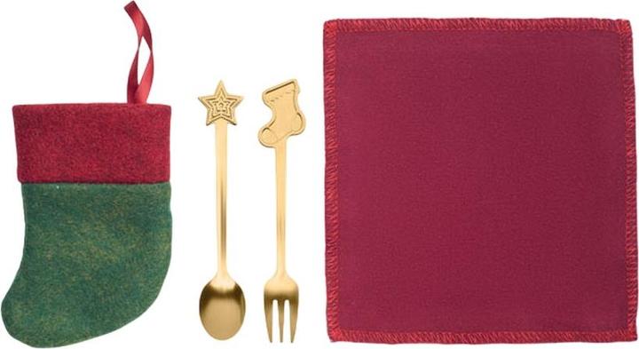 Produktbild MidOcean Besteckset Hollyware weihnachtliches Design Edelstahl (Besteck Set)