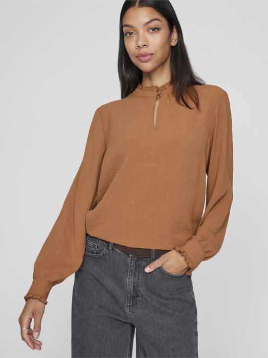 Actual product image Vila High Neck Top with Long Sleeves (40)